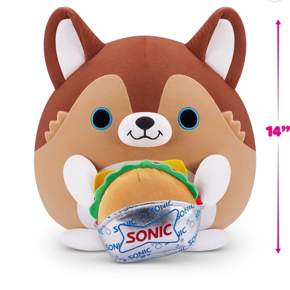 Snackles Series 2 14 inch Soinc (Lucas), Stuffed Animal Plush Toy by ZURU